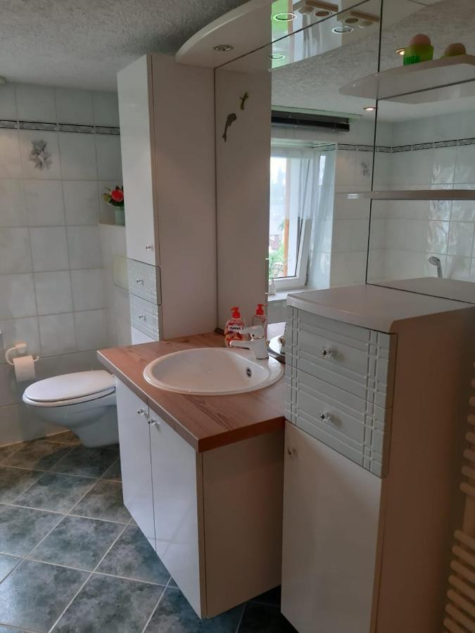 Familienfreundliche Ferienwohnung Zschorlau Zewnętrze zdjęcie